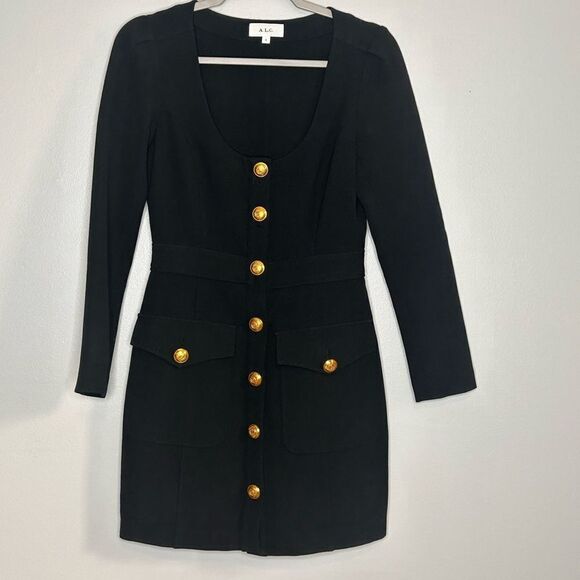 A.L.C Ivy Button Down Mini Dress - Picture 7 of 7